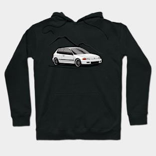 White Civic EG Hoodie